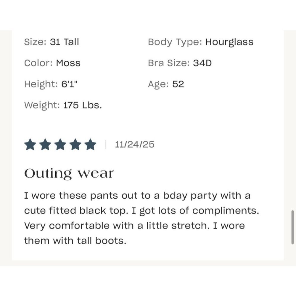 NWT Size 18W - Pilcro The Kenna Heritage barrel jeans Corduroy MOSS (US$ 148) - Picture 9 of 16